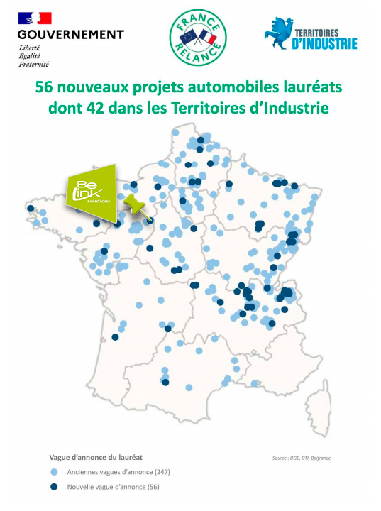 BeLink solutions fait partie des 98 lauréats France relance de mi-2021